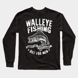 Pikeperch Walleye Vintage Look Gift Long Sleeve T-Shirt